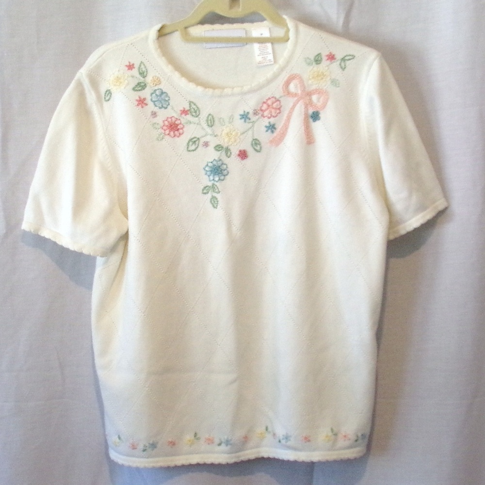 Alfred Dunner short sleeve sweater